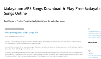 Malayalam film mp3 songs free download sites